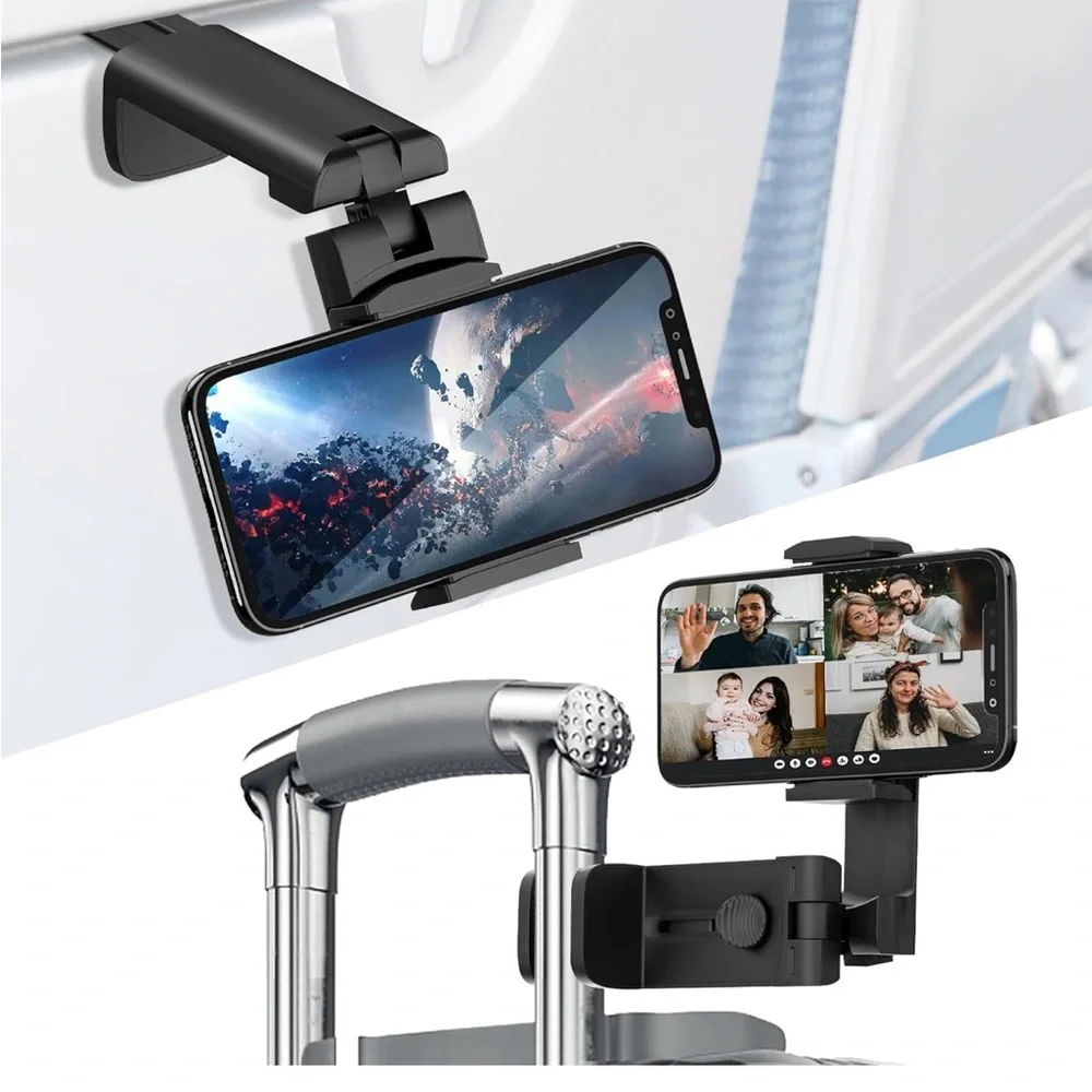 Black Travel Phone Mount Holder